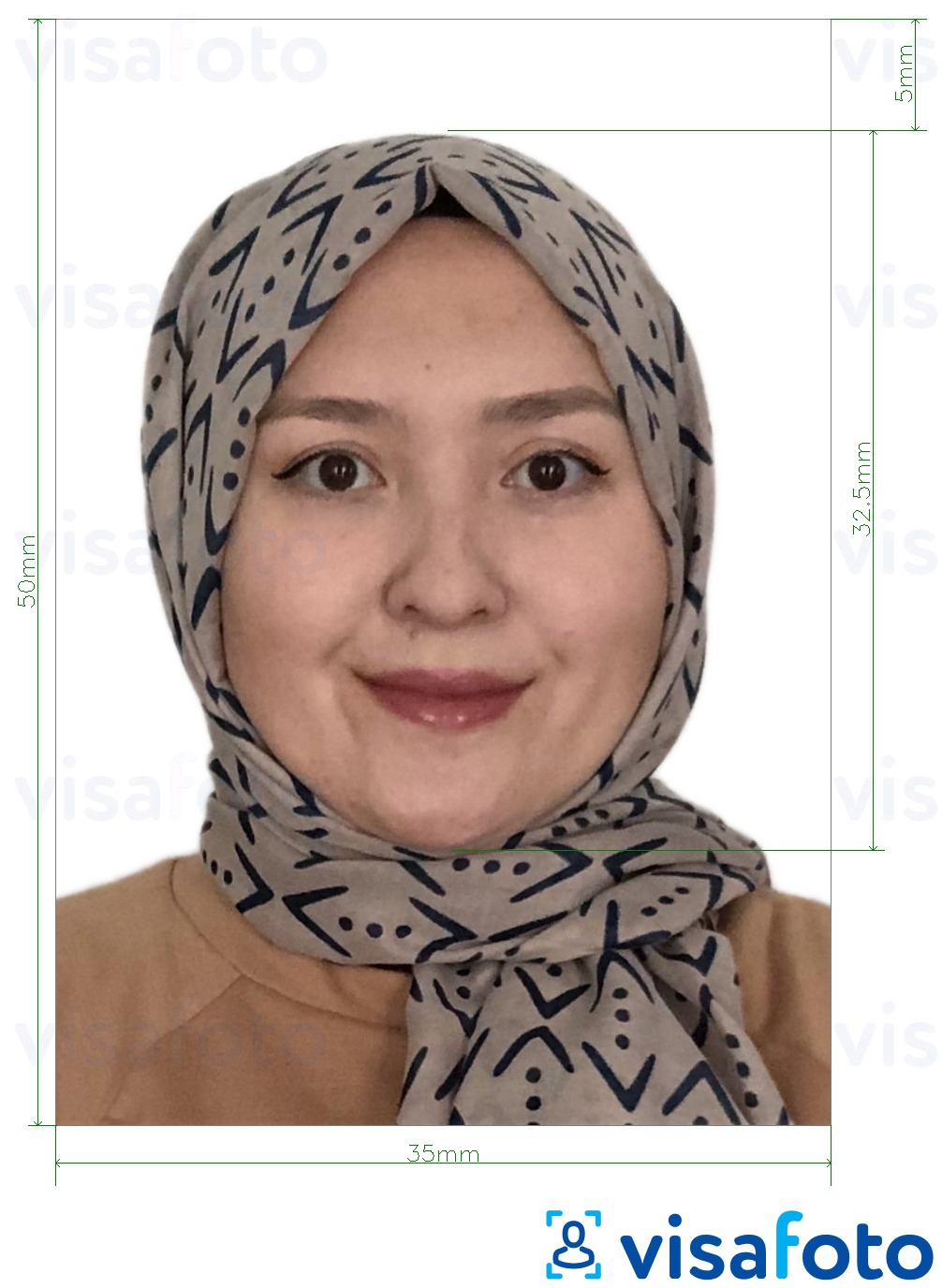 Malaysia electronic visa photo