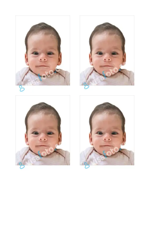 UAE ID photos for baby for printing